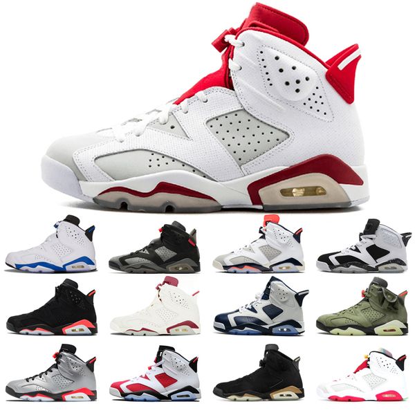 

2021 original basketball shoes 6s for man woman alternate angry bull hare infrared marron olympic oreo sport blue tinker trainers