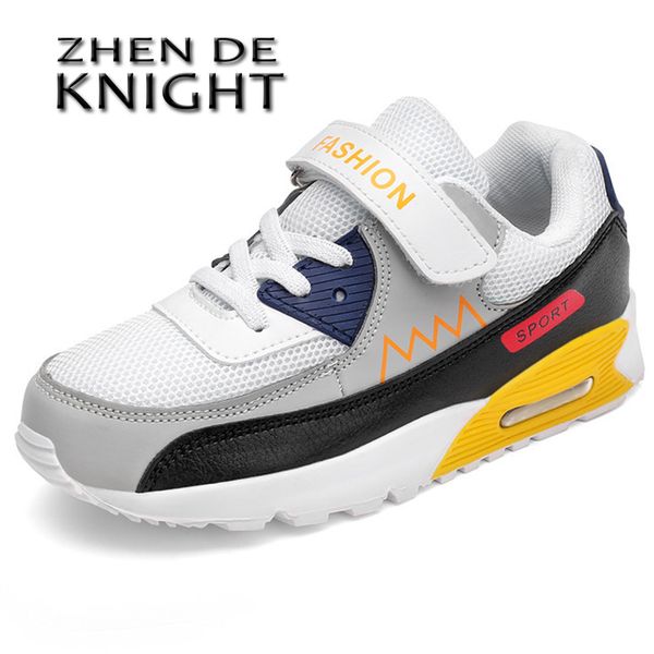 

autumn children shoes breathable mesh sports shoes for boys casual running sneakers boys kids shoes chaussure enfant 210303, Black