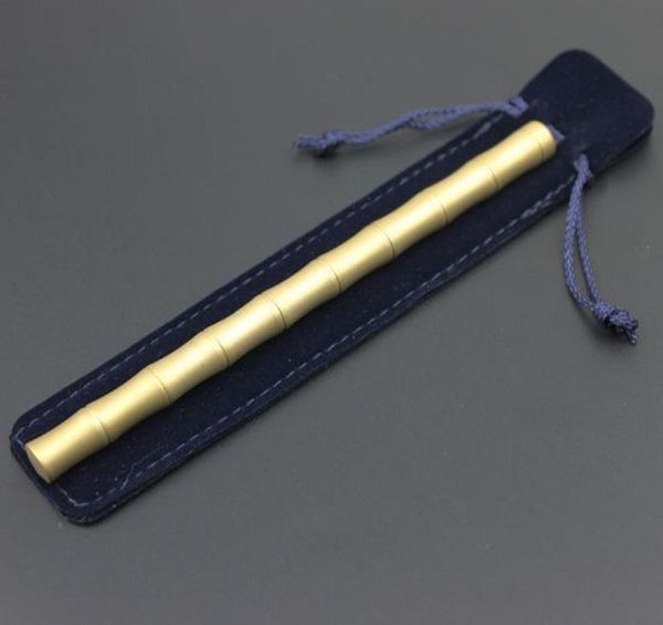 

gel pens upgrade handmade bamboo pen scrub brass removable creative 5pcs/lot