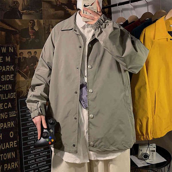 

men's jackets autumn thin fashion solid color casual baseball uniform mens streetwear loose hip-hop bomber men, Black;brown