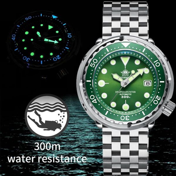 

wristwatches reloj hombre addiesdive 2021 men's automatic mechanical watch 316l steel sapphire 300m waterproof nh35 movement diver wris, Slivery;brown