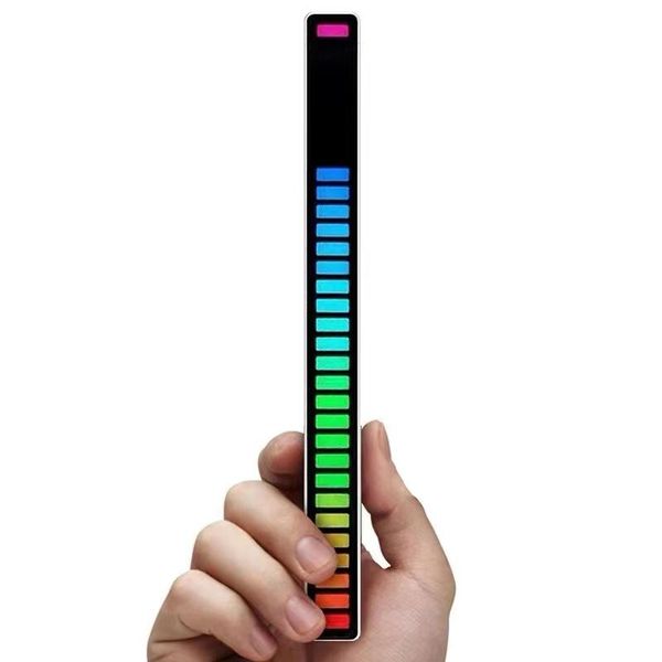 

interior decorations led strip light sound control pickup rhythm music atmosphere rgb bar usb colorful lamp for car party
