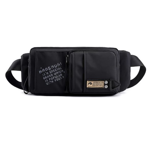 

waist bags style waterproof nylon cloth running bag outdoor multi-functional body hugging anti-theft stylish shoulder