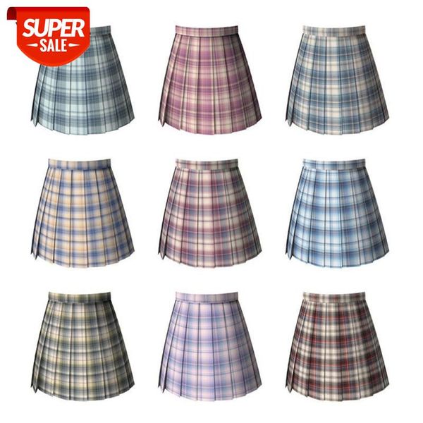 

Summer Women Plaid Pleated Skirts High Waist A-line Female Short Skirt Mini Cute Skirts Preppy Style Ladies Girls Pleated Skirt #fO4j, Black