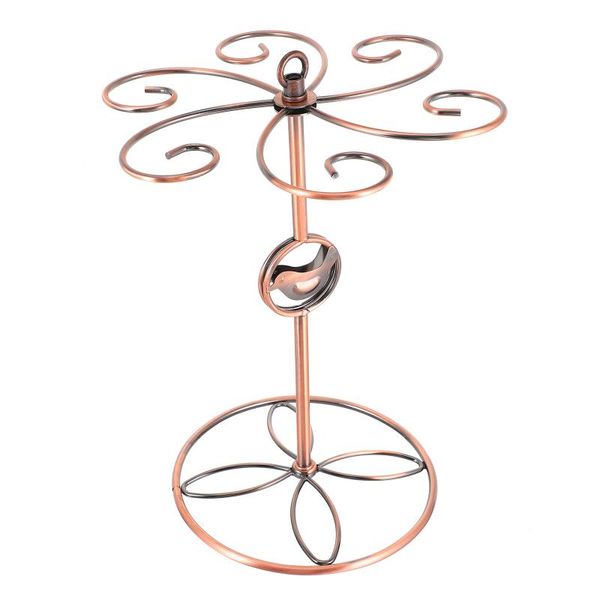 

kitchen storage & organization 1pc red glass rack stemware cup holder home upside down