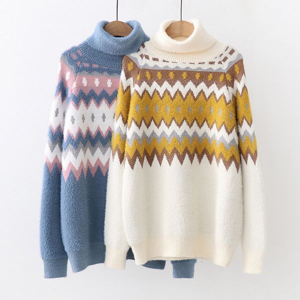 

women's sweaters ladies fashion knit autumn female fall knitted pullover with buttonturn-down collar long sleeve warm casual q2x6, White;black