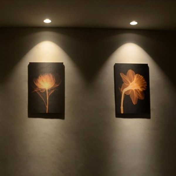 

led downlight 5w 7w lamp indoor ceiling spot lighting for living room bedroom recessed led light exhibition anti-glare 100v-260v