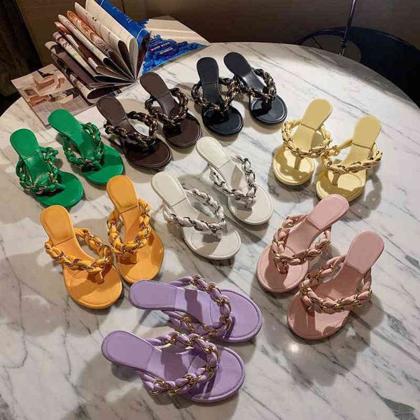 

indoor house slippers pretty womens summer sandals beach slide slippers skin leather flip flops for women shower room woman shoes 1230, Black