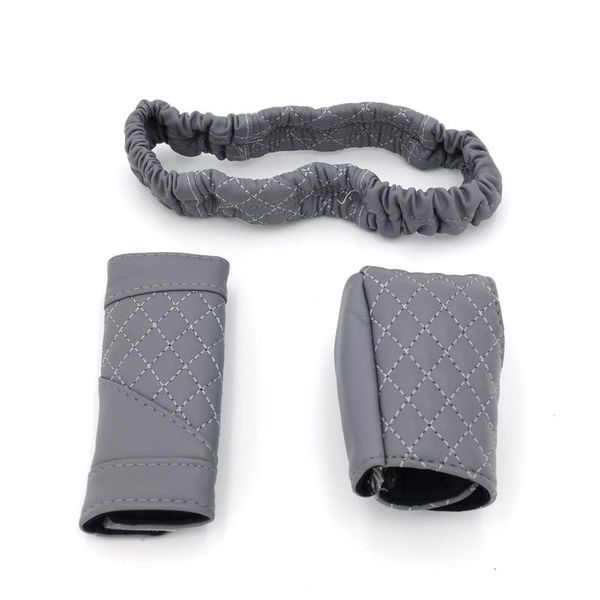 

3pcs car interior mirrors sleeve for high-end car handbrake decoration set