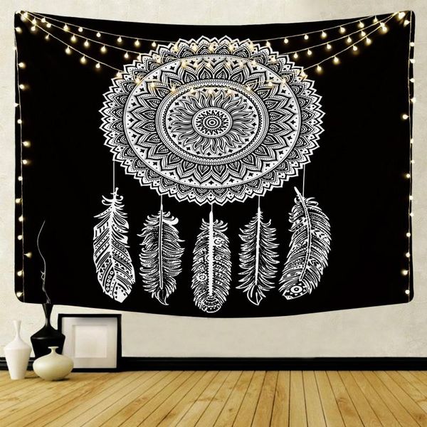 

tapestries night moon macrame wall cloth tarot mandala tapestry hanging bohemia gypsy home bedroom decorating throw