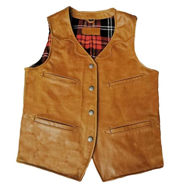 

men's leather & faux 2021 light brown men short japan style casual plus size xxxl genuine thin cowhide spring slim fit fashion vest, Black