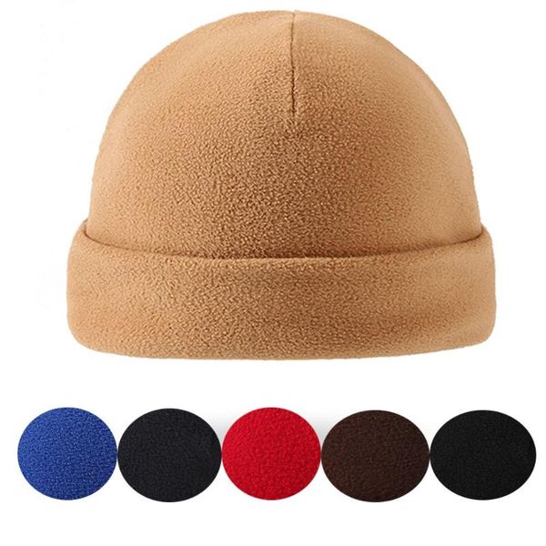 

beanies hunting 7 colors skullcap windproof bonnet cuffed hiking caps military tactical cap fleece hats ski baggy hat