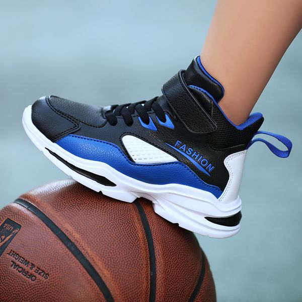 

2019 autumn new style boys basketball shoes mesh breathable kids outdoor sneakers childrens sport shoes child trainers