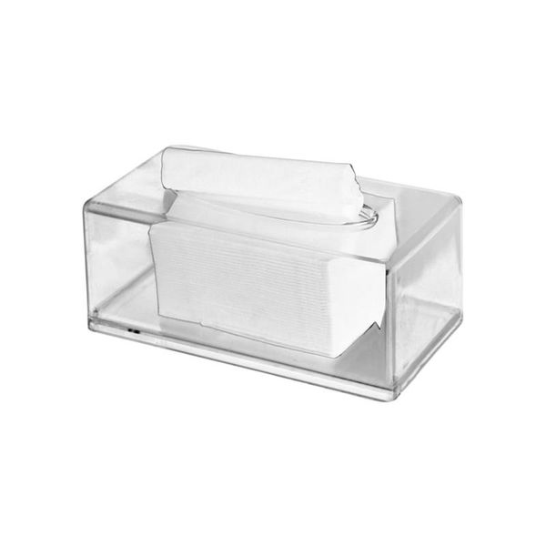 

tissue boxes & napkins acrylic clear box cover rectangular napkin car office paper holder case