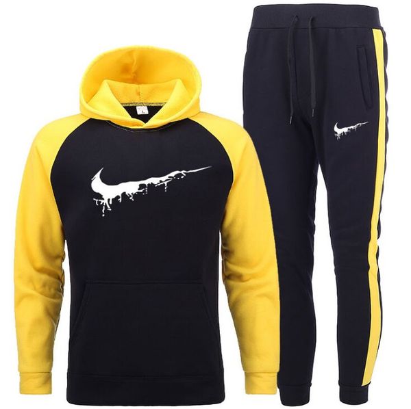 

2021 autumn cotton clothing men's fashion tracksuit casual men hoodies coat+pant male set boys girls basketball sportswear sale, Gray