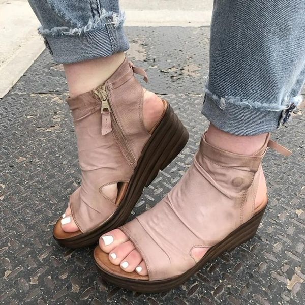 

sandals women summer fashion women's 2021 solid color all-match comfortable round head open toe casual shoes, Black