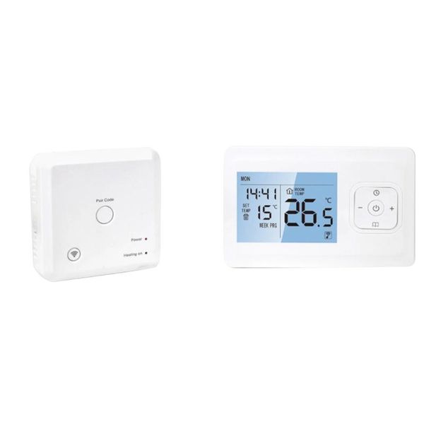 

smart home control heating thermostat programmable wall-mounted furnace wifi wireless temperature constant