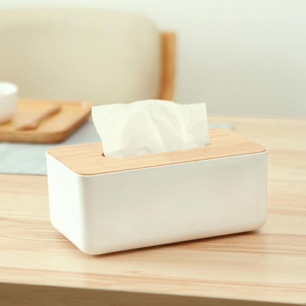 

tissue boxes & napkins plastic box modern wooden cover paper with oak home car holder case organizer decoration tools