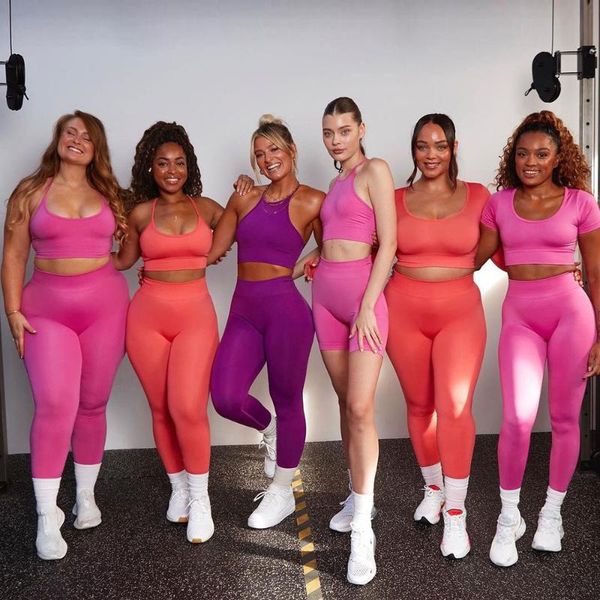 

yoga outfit seamless set women tracksuits workout clothes fitness long sleeve bra leggings gym tights ladies sportswear sports suit