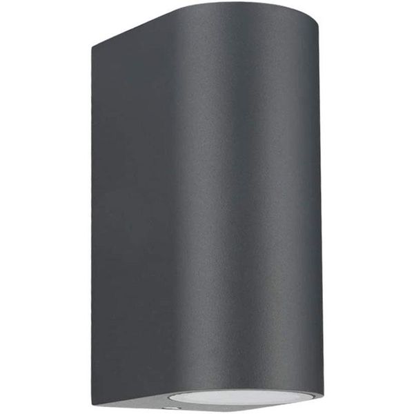 

outdoor semicircle wall lights ip44 waterproof aluminium wall light for patio garden porch garage mains powered grey 10w