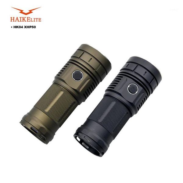 

flashlights torches haikelite hk04 4 x xhp50.2 13000lm anduril ui super bright - desert 6500k1