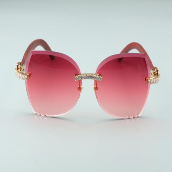 

2021 sunglasses, t3524017-7 quality trimming tiger 18-135mm wooden diamonds natural cutting size: temples glasses, xl lenses mpid, White;black