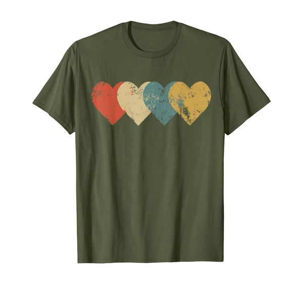 

Vintage Hearts T-Shirt Cool Retro Valentines Day Gift Tee, Mainly pictures