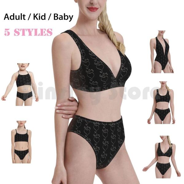 

women's swimwear stealing hearts and blasting farts simple bikini 1 piece women 2 pieces, White;black