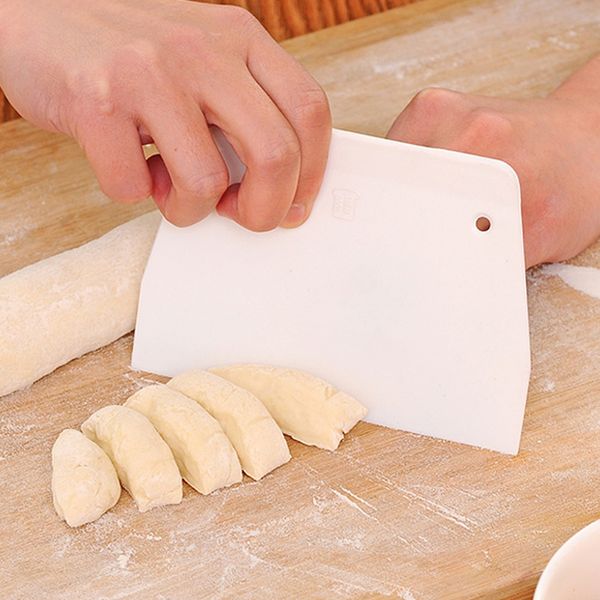 100 pcs ferramentas eco amigável massa pizza cortador pastelaria slicer lâmina bolo pão pão de raspagem lâmina de ferramenta de cozinha bakeware