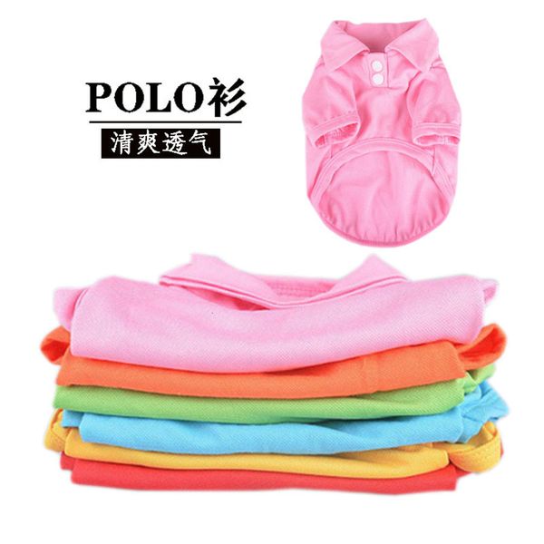

spring and summer new cloth polo shirt teddy mini dog clothing pet t-shirt