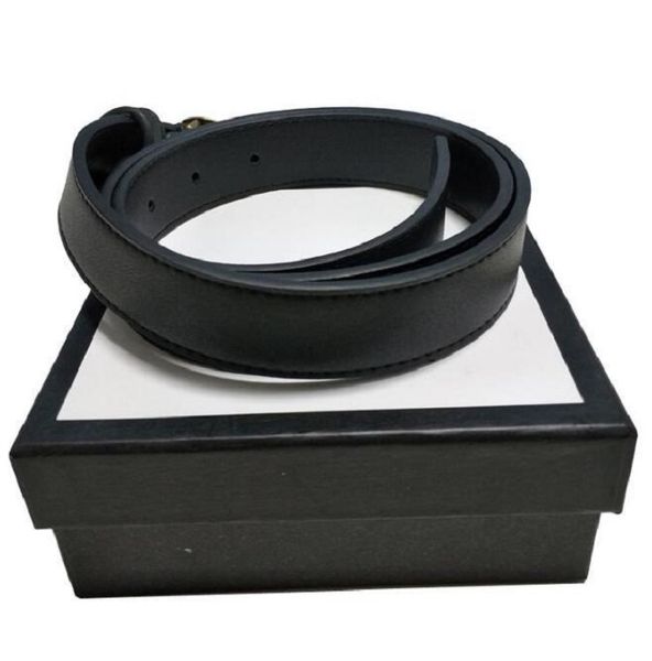 

2021 fashion big buckle genuine leather belt with box designer belts men women new mens belts aa68, Black;brown