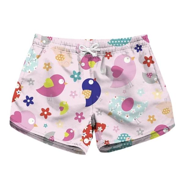 

men's swimwear summer women loose beach shorts mini water sport pant 3d printed surfing trunk pocket travel surf board short beachwear