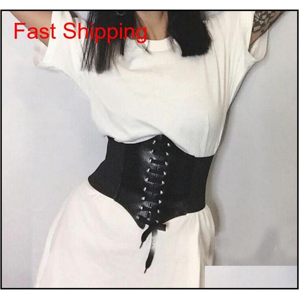 

women's ultra plus wide belt faux leather elastic corset belt front tie up waist belt girl jllipw yy_dhhome, Silver