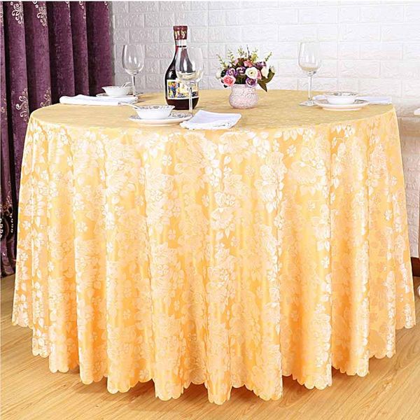 

round tablecloth washable polyester table linen for thanksgiving christmas dinner wedding