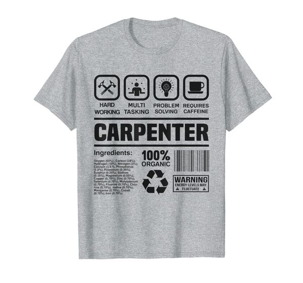 

Carpenter Tshirt, Carpentry Shirts Men Women, Carpenter Gift T-Shirt, Mainly pictures