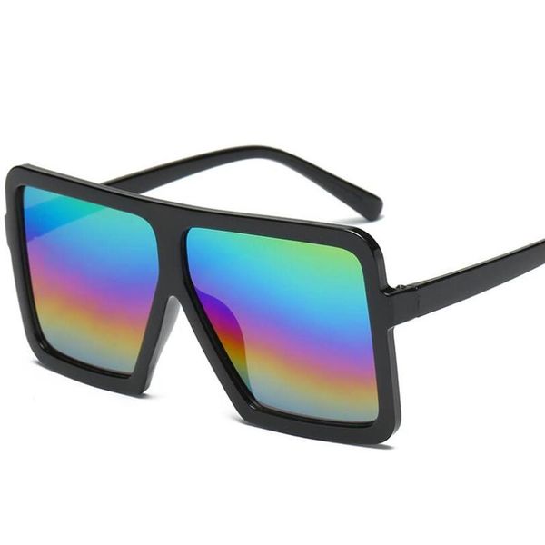 

sunglasses oversized women retro brand designer gradient sun glasses men vintage shades eyewear big frame, White;black