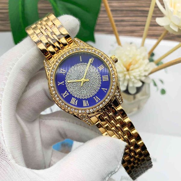 

high-quality luxury three-pin quartz watch, fashion women's watches, brand wristwatch, folding steel strap, 2021 style dial, Slivery;brown