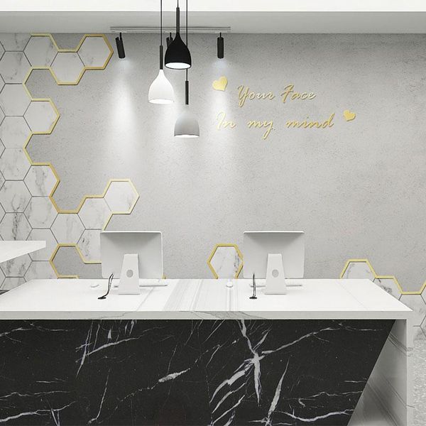 

wallpapers 3d live studio geometric marble background wall mural sofa beauty salon company reception seamless wallpaper papel de parede