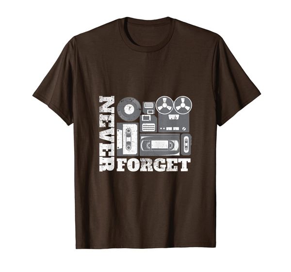 

vintage technology tshirts for men women never forget tshirt, White;black