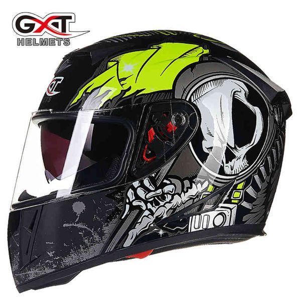 

gxt 358 new genuine full face helmets winter warm double visor motorcycle helmet casco motorbike capacete