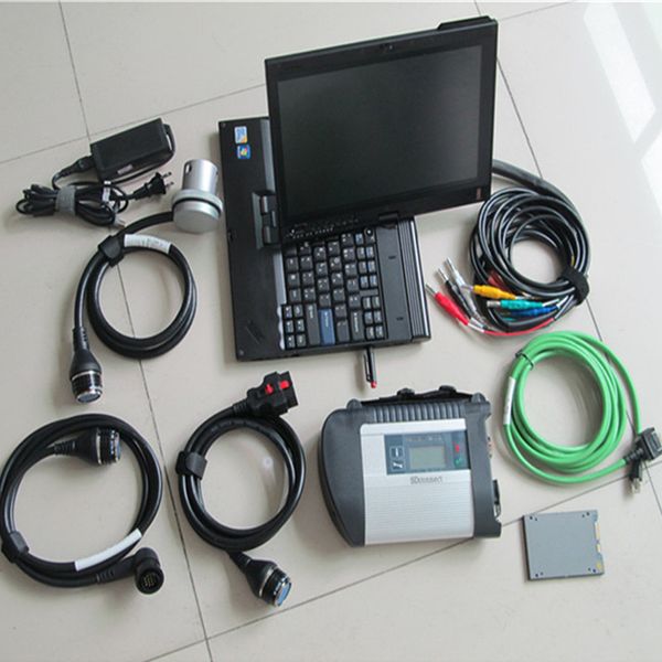 

sd diagnostic tool scanner mb star c4 with x200t lapssd super speed 2022 software all set ready to use