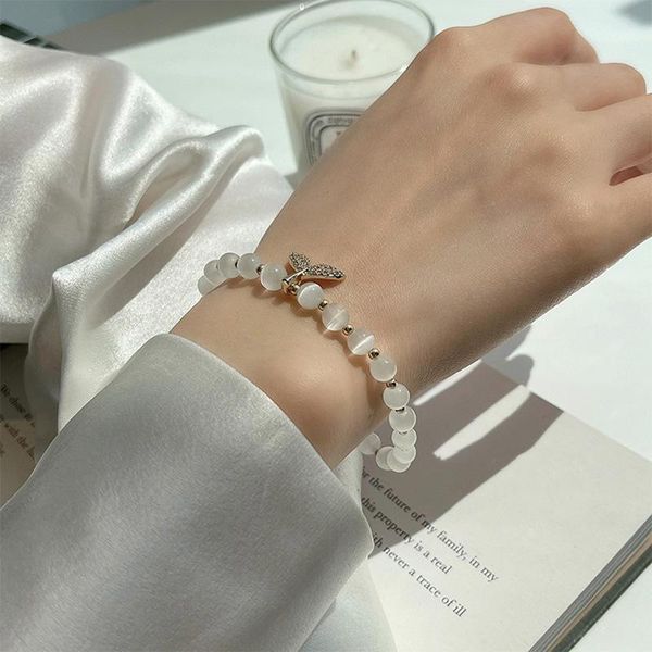 

beaded, strands fishtail opal bracelet female fresh jewelry design sense ot buckle girlfriends who beaded bracelets wholesale, Black