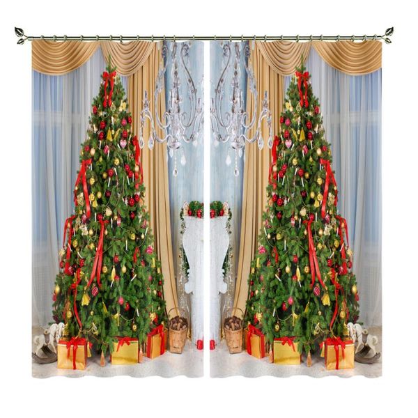 

curtain & drapes christmas tree crystal chandelier exquisite home luxury curtains living room dining bedroom el