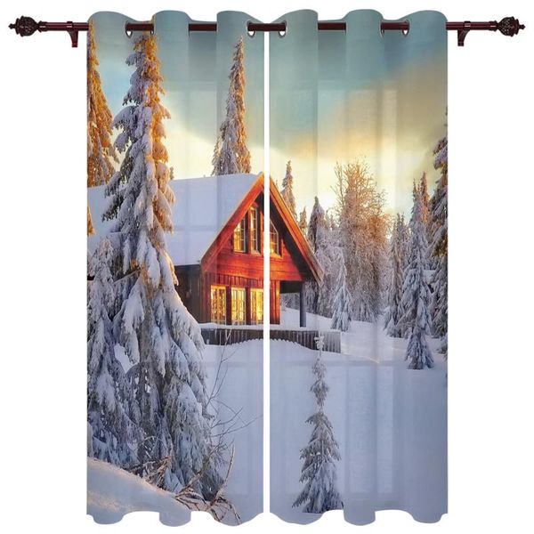 

curtain & drapes christmas igloo tree curtains for living room luxury
