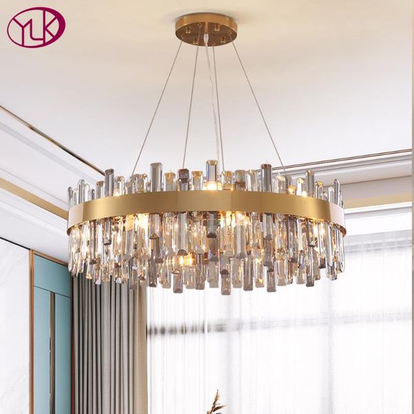 

chandeliers luxury modern chandelier lighting for living room round gold crystal lamp dining bedroom led cristal light fixtures