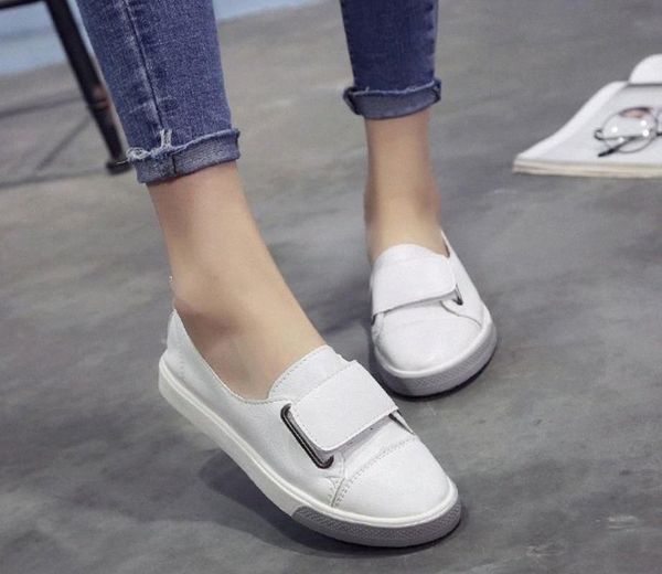

woman new fashion women shoes casual high platform pu leather simple women casual white shoes sneakers white mountain shoes sneakers y3jy#, Black