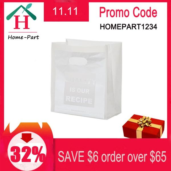 

gift wrap 50pcs plastic bag wedding candy cake packaging snowflake storage shopping with portable christmas party