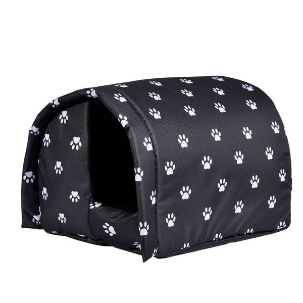 

2021 pets house safe waterproof warm stray cats shelter pet big dog house fully washable pet kennel cylinder portable dog