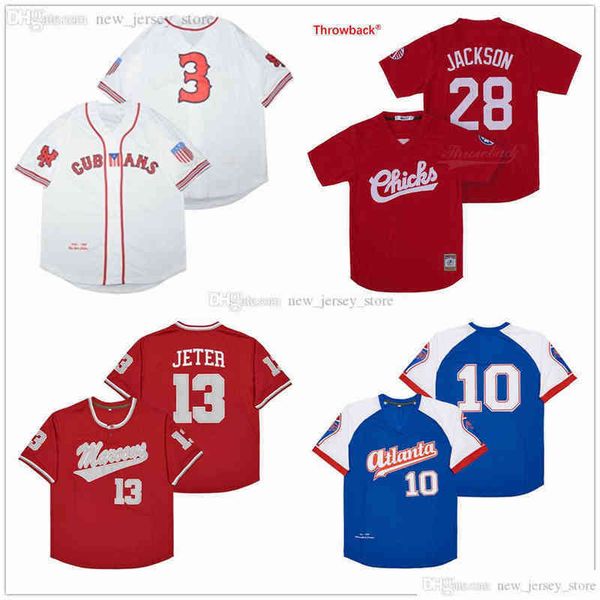 

stitched movie #13 jeter maroons jerseys hs baseball jersey, Black
