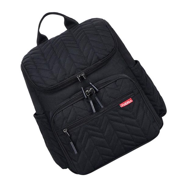 

diaper bags 1pc large capacity backpack mummy bag baby products organizer (black)